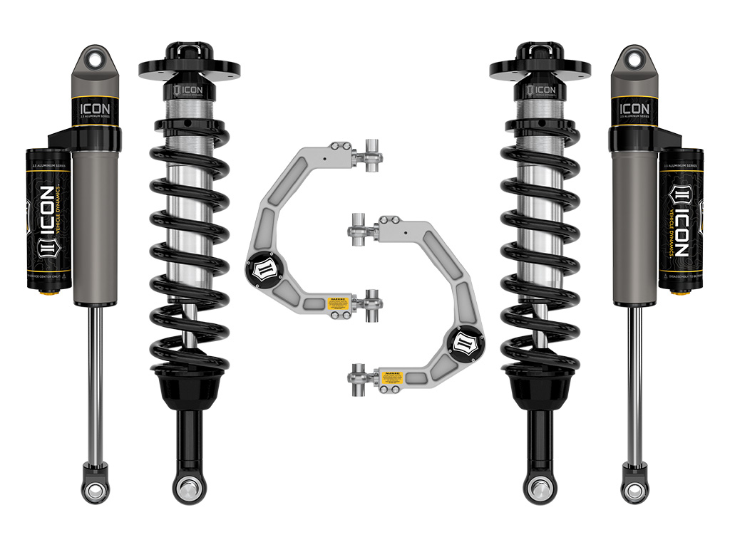 Icon K93162 - 21-23 Ford F150 Tremor 4WD 2.5-3in Stage 2 Suspension System w/ Billet UCA Icon K93162 - 21-23 Ford F150 Tremor 4WD 2.5-3in Stage 2 Suspension System w/ Billet UCA