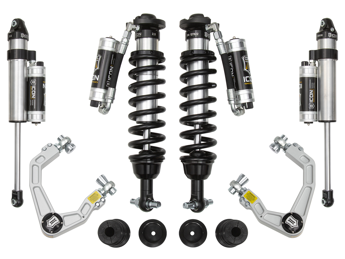 Icon K93205 - 2019-2021 Ford Ranger, 0-3.5" Lift, Stage 5 Suspension System, Billet UCA