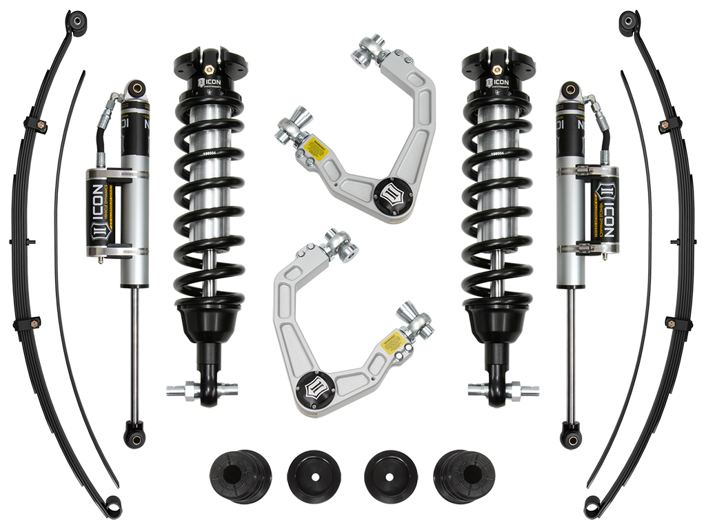 Icon K93206 - 2019-2021 Ford Ranger, 0-3.5" Lift, Stage 6 Suspension System, Billet, UCA
