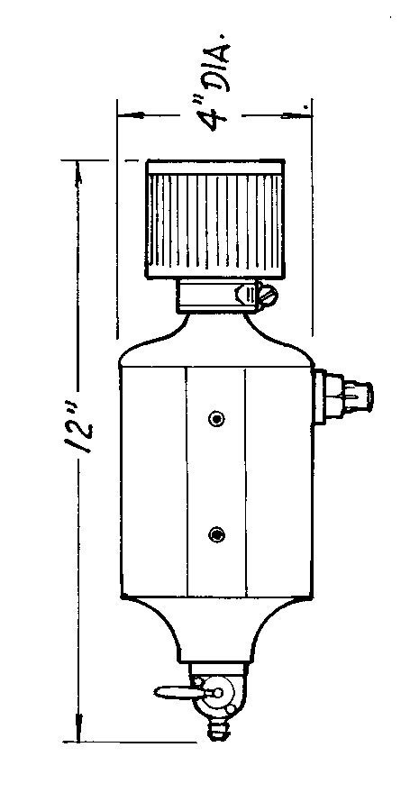 Jaz 605-025-01 - Black Breather Tank AN-6