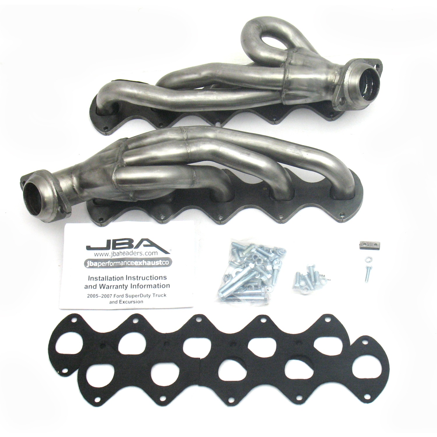 JBA 1670S - 05-10 Ford F-Series 6.8L 3V V10 1-1/2in Primary Raw 409SS Cat4Ward Header