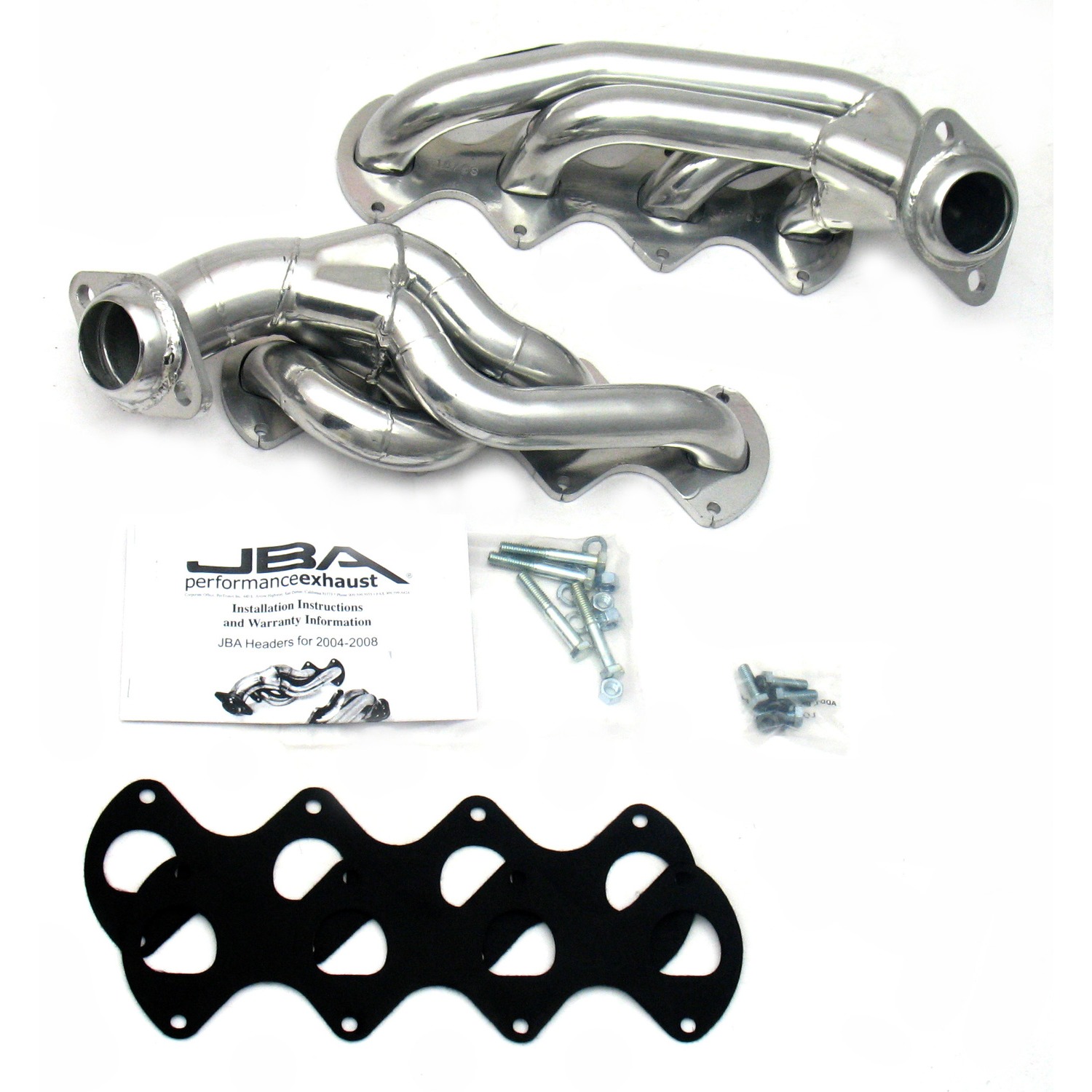 JBA 1676SJS - 04-10 Ford F-150 5.4L 3V 1-5/8in Primary Raw 409SS Cat4Ward Header