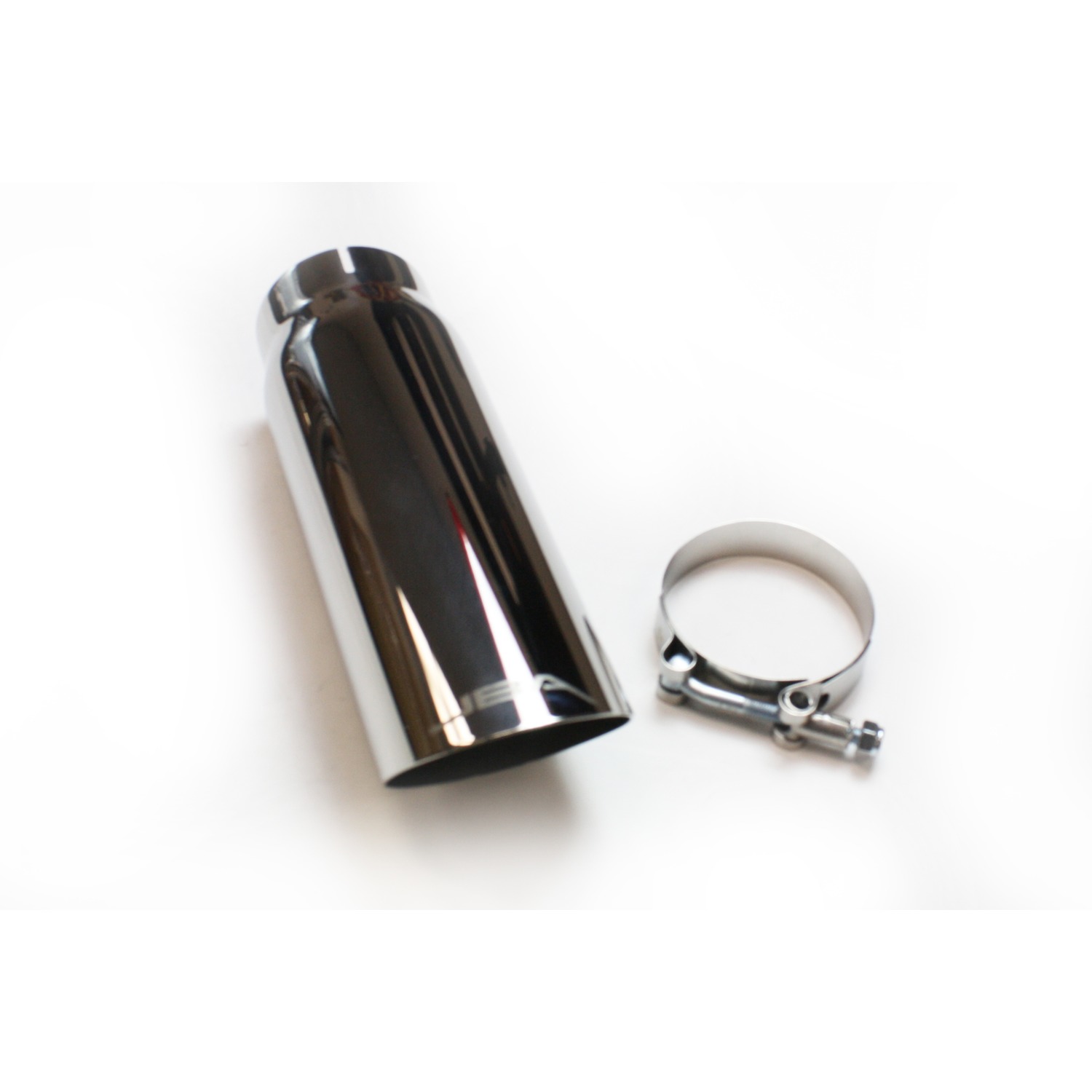 JBA 12-08209 - 2.5in x 3in x 9in Polished Chrome Tip - Clamp On