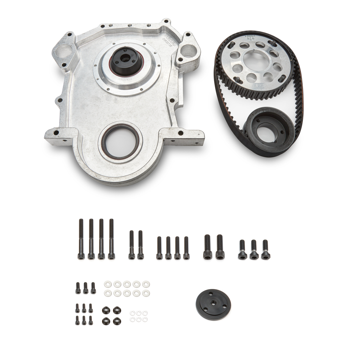Jesel KBD-34500 - Camshaft Belt Drive - External - Aluminum - Big Block Ford - Kit
