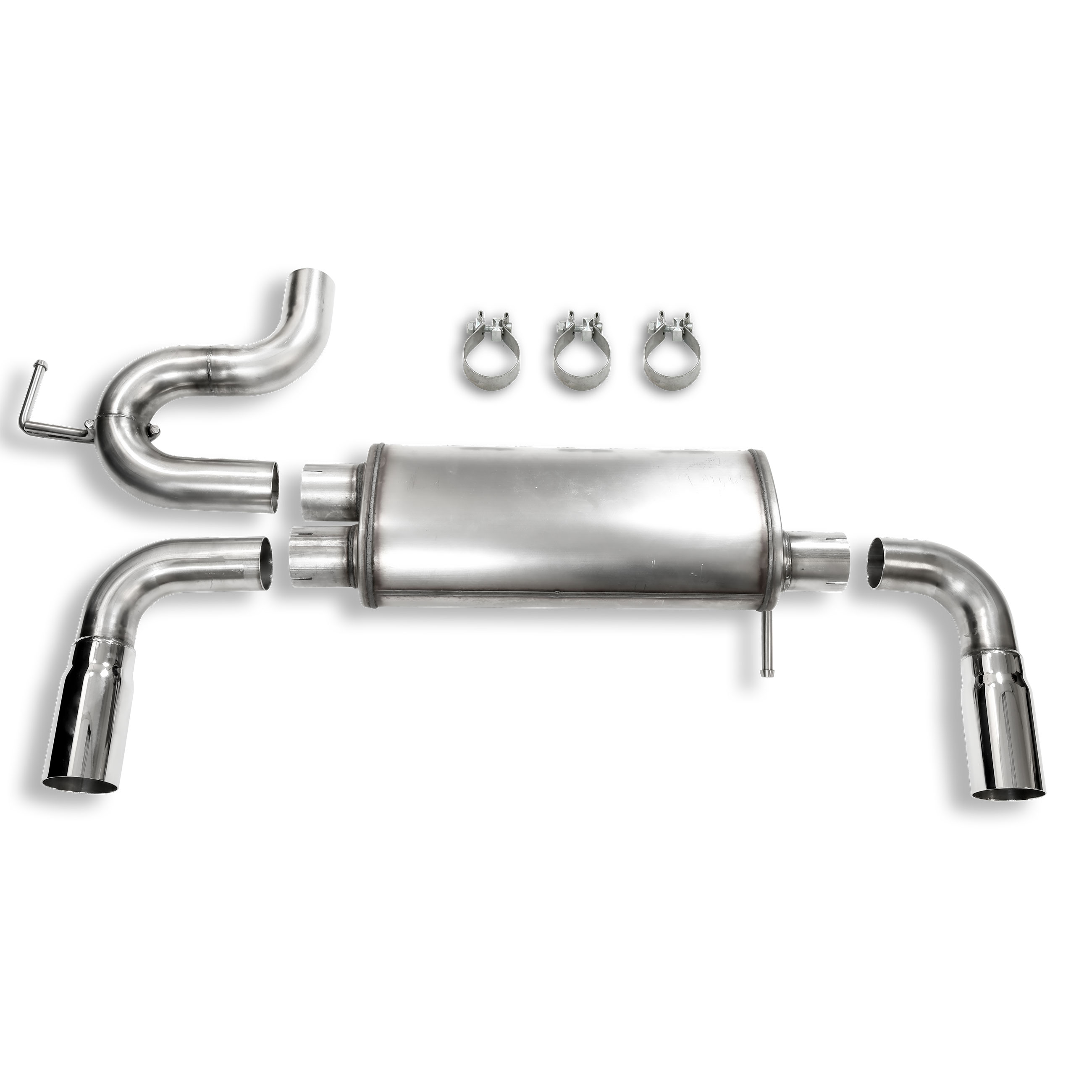 JBA 30-2546 - Cat Back Exhaust 2 1/2"  2019-2021 Ford Ranger 2.3L Dual  3 1/2" Tips Side Rear Exit 30-2545 JBA 30-2546 - Cat Back Exhaust 2 1/2"  2019-2021 Ford Ranger 2.3L Dual  3 1/2" Tips Side Rear Exit 30-2545