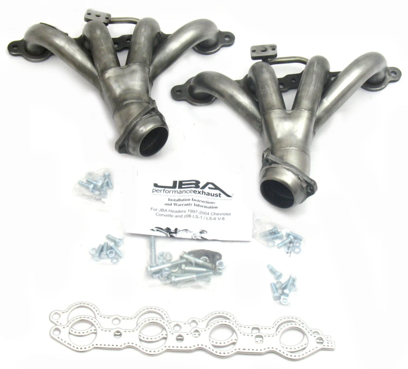 JBA 1817S-5 - 01-04 Corvette LS1/Z06 1 3/4in Header Shorty Stainless Steel