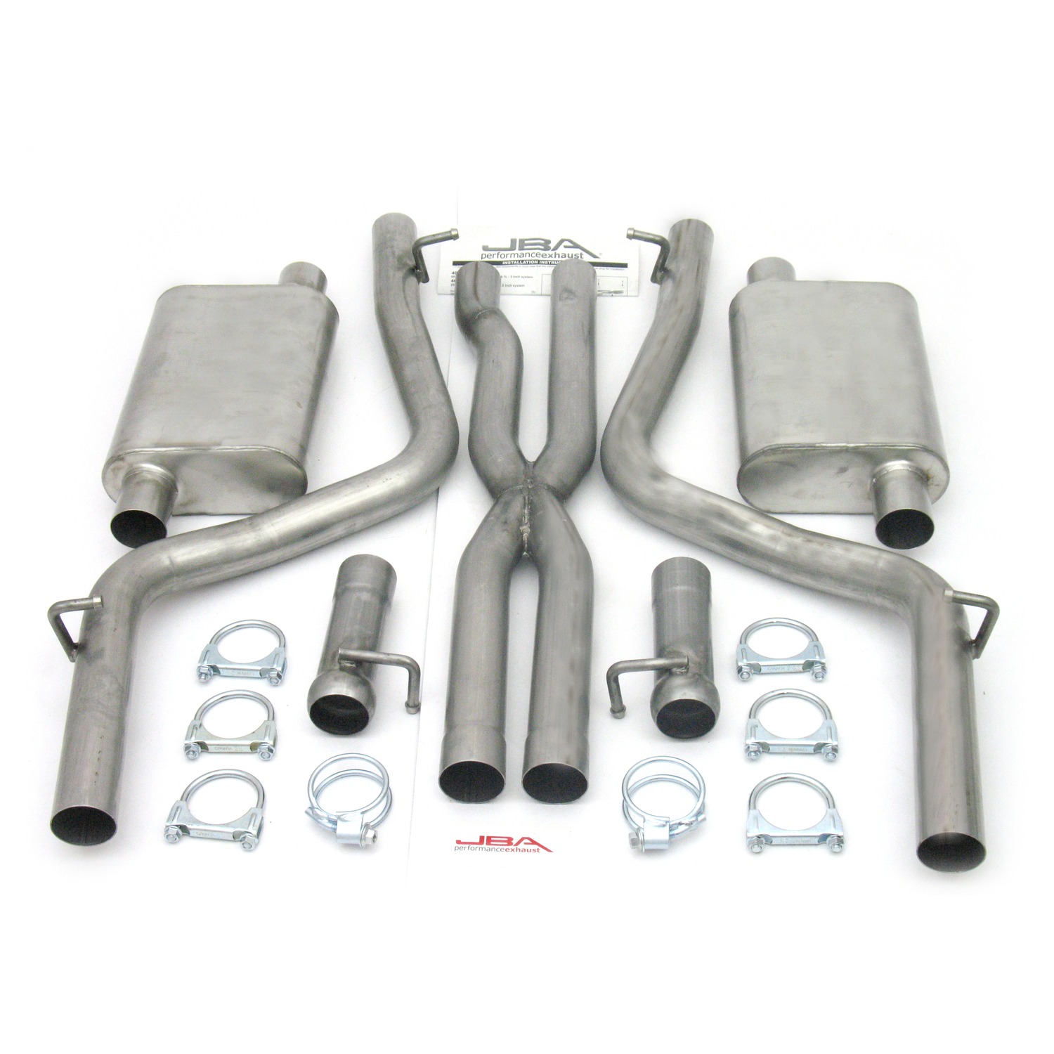 JBA 40-1666 - 08-14 Dodge Challenger 5.7L 409SS Dual Rear Exit Cat-Back Exhaust