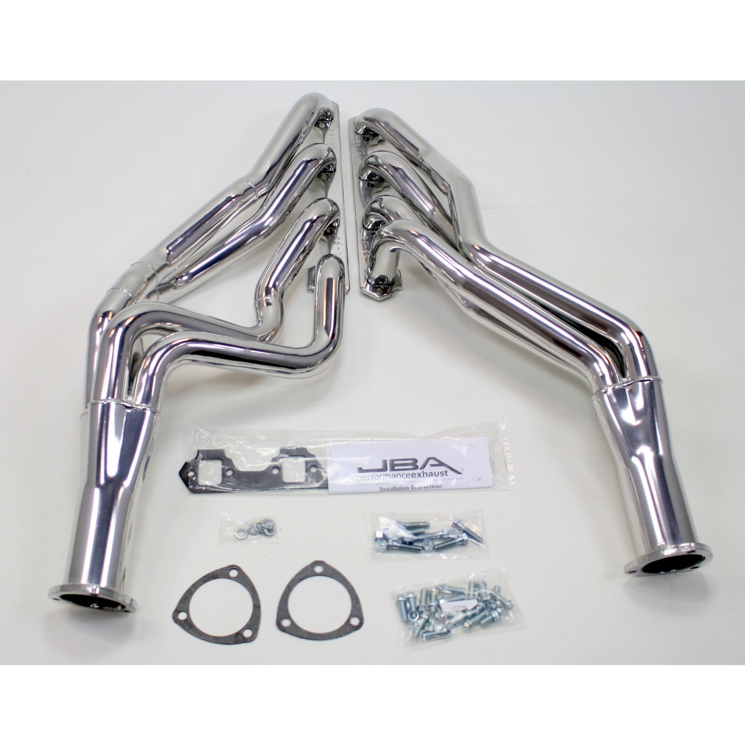 JBA 6610SJS - 65-73 Ford Mustang 260-302 SBF 4 Speed C4/C6/AOD 1-3/4in Primary Silver Long Tube Header JBA 6610SJS - 65-73 Ford Mustang 260-302 SBF 4 Speed C4/C6/AOD 1-3/4in Primary Silver Long Tube Header