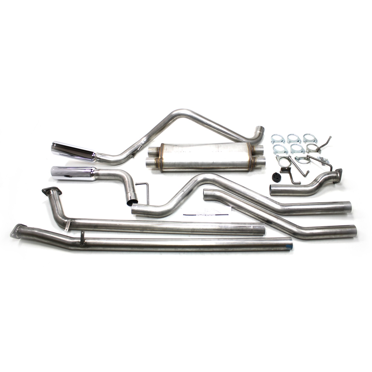 JBA 40-9004 - 07-20 Toyota Tundra 4.6L/4.7L/5.7L 409SS Pass Side Dual Exit Cat-Back Exhaust