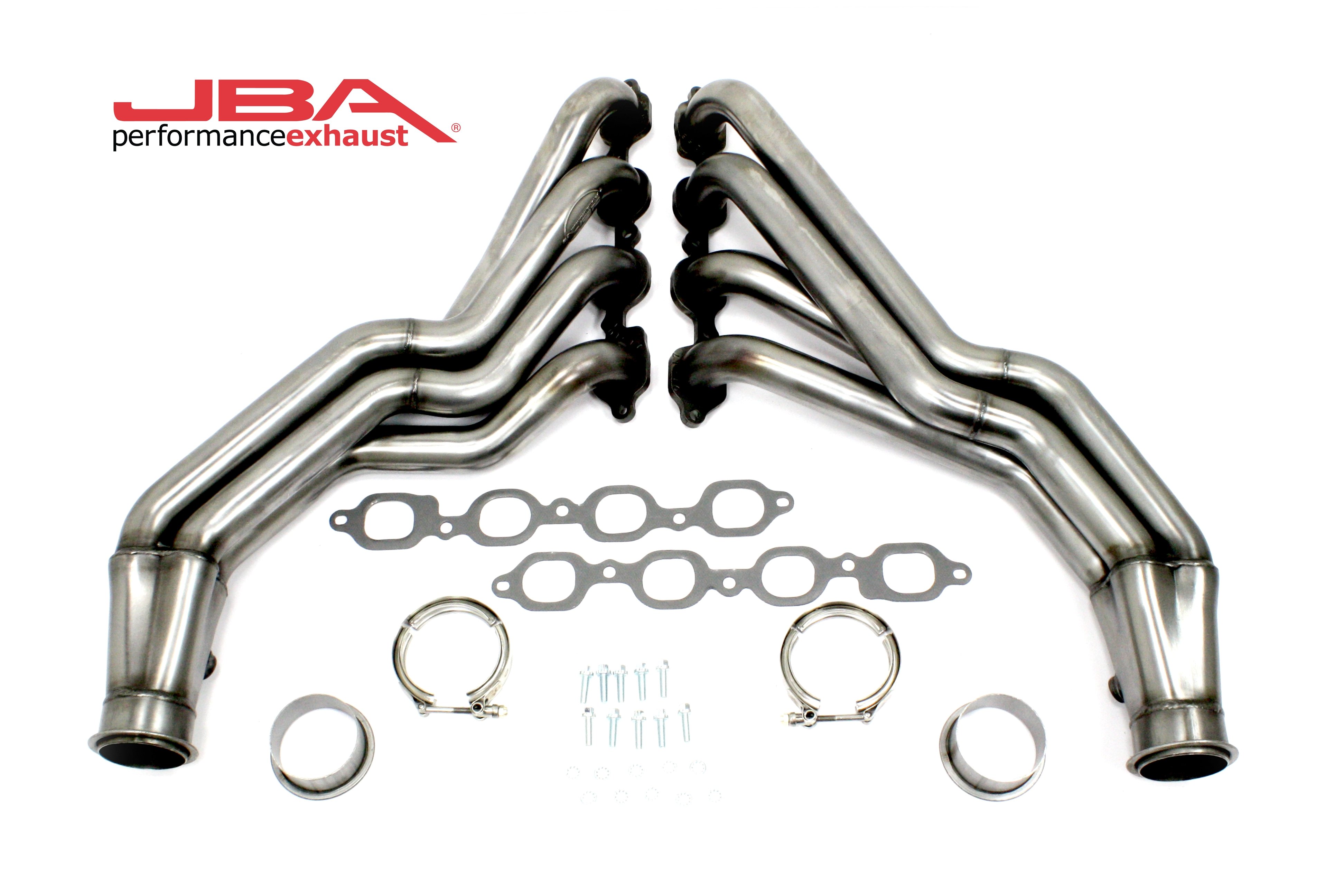 JBA 6816S - Performance Exhaust  1 7/8" Header Long Tube 409 Stainless Steel 2016-2020 Camaro SS 6.2 EcoTech 3