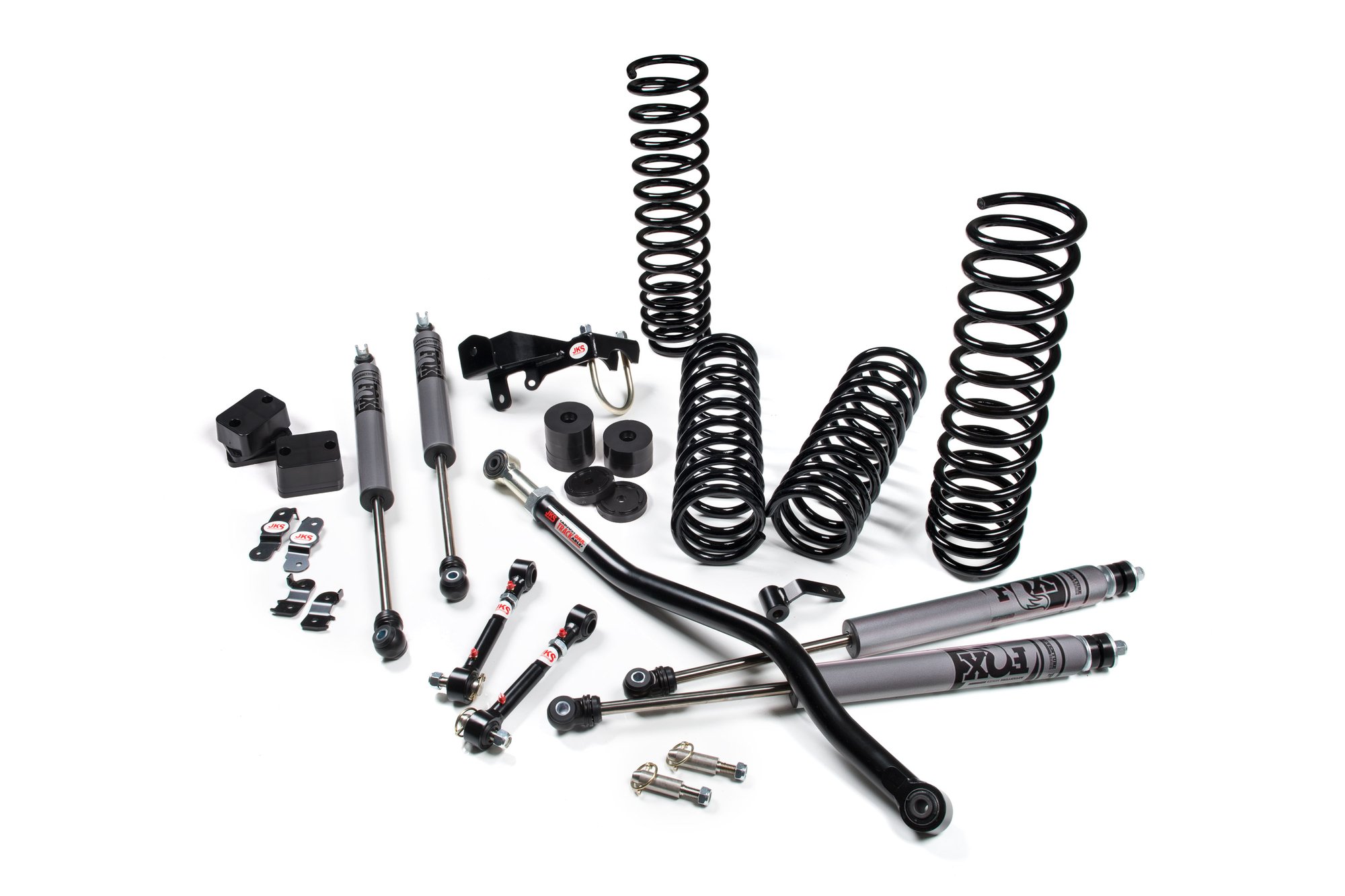 JKS JSPEC104K - 2007-2018 Jeep Wrangler JK 4 Door Right Hand Drive 3.5 Inch JSpec Lift Kit JSPEC