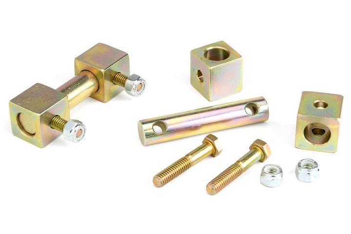 JKS JKS9603 - Shock Bar Pin Eliminator Front Lower Wrangler TJ & LJ Cherokee XJ Comanche MJ Grand Cherokee ZJ & WJ