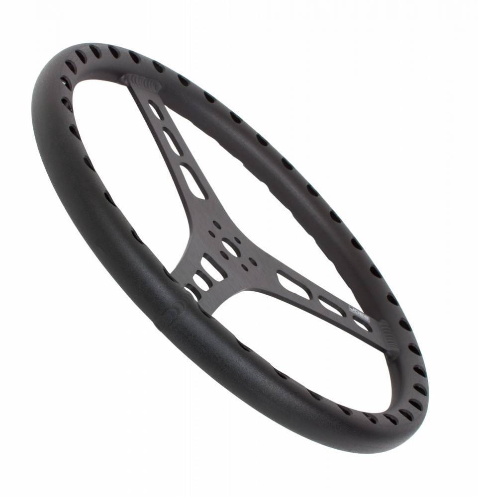 Joes Racing Products 13534-B - 14in Flat Steering Wheel Black