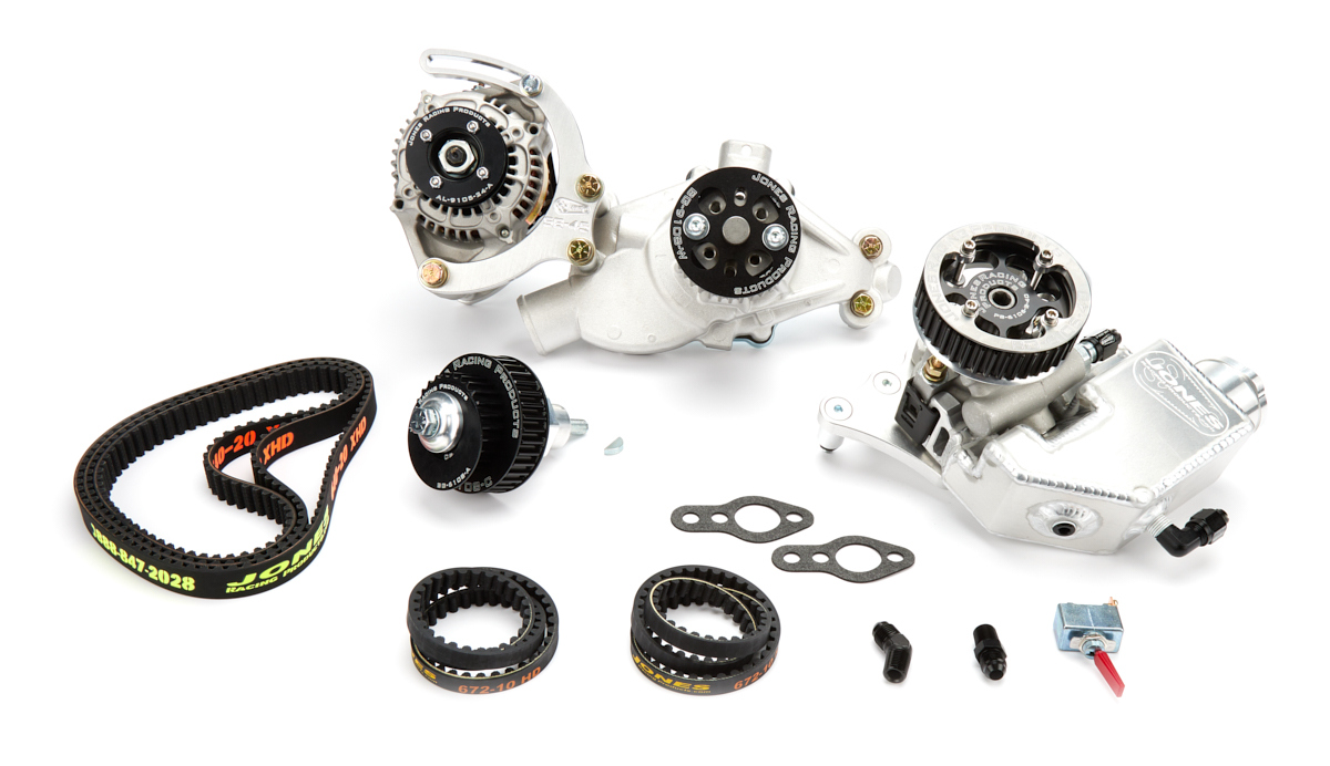 Jones Racing Products 2441-AR-602 - BELT DRIVE SYSTEM SBC 602 CRATE HTD ALUMINUM Jones Racing Products 2441-AR-602 - BELT DRIVE SYSTEM SBC 602 CRATE HTD ALUMINUM
