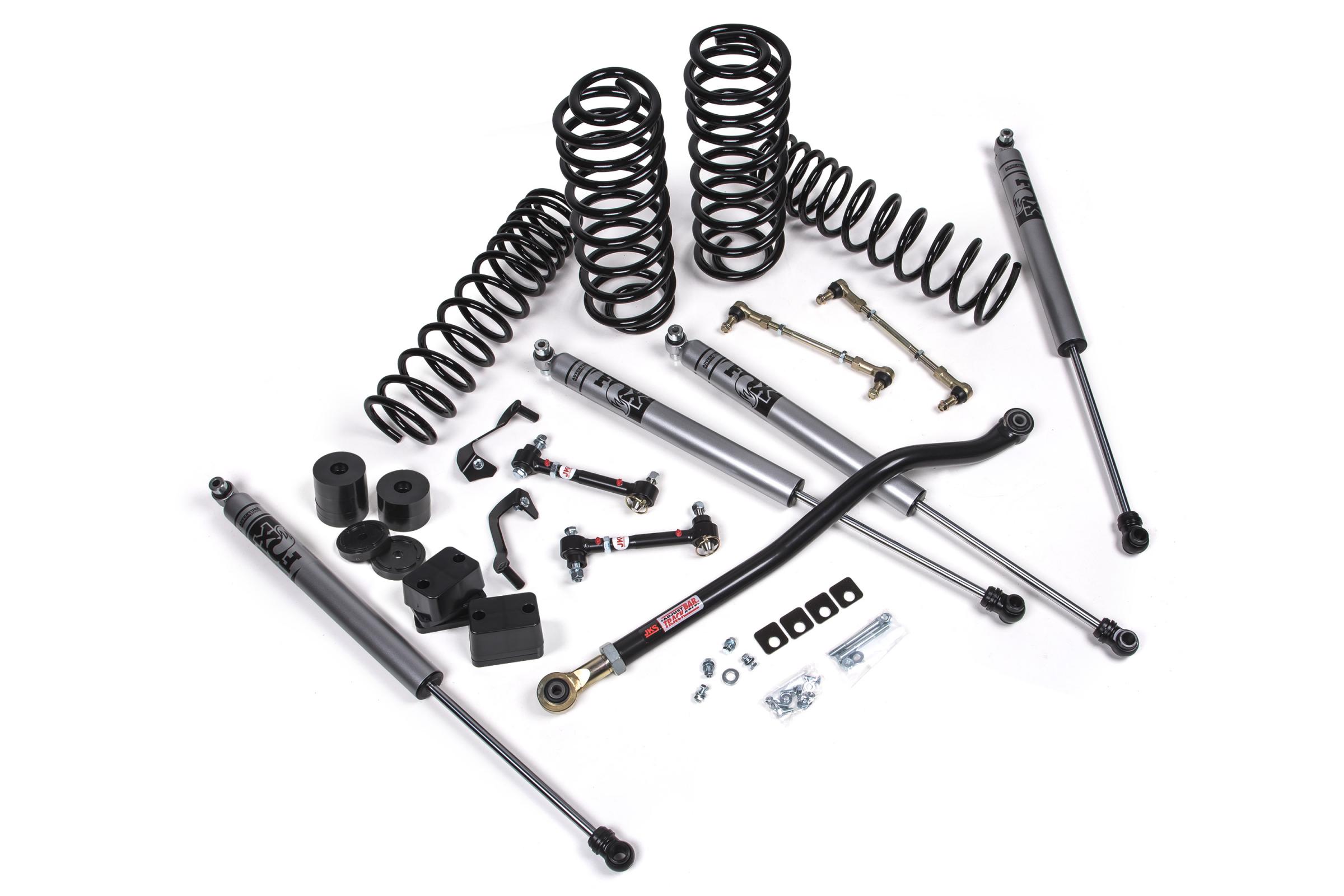 JKS JSPEC158KFA - 2018-2024 Jeep Wrangler JL J-Venture 3.5 Inch 4 Door w/Fox Adventure Series Shocks Diesel JSPEC