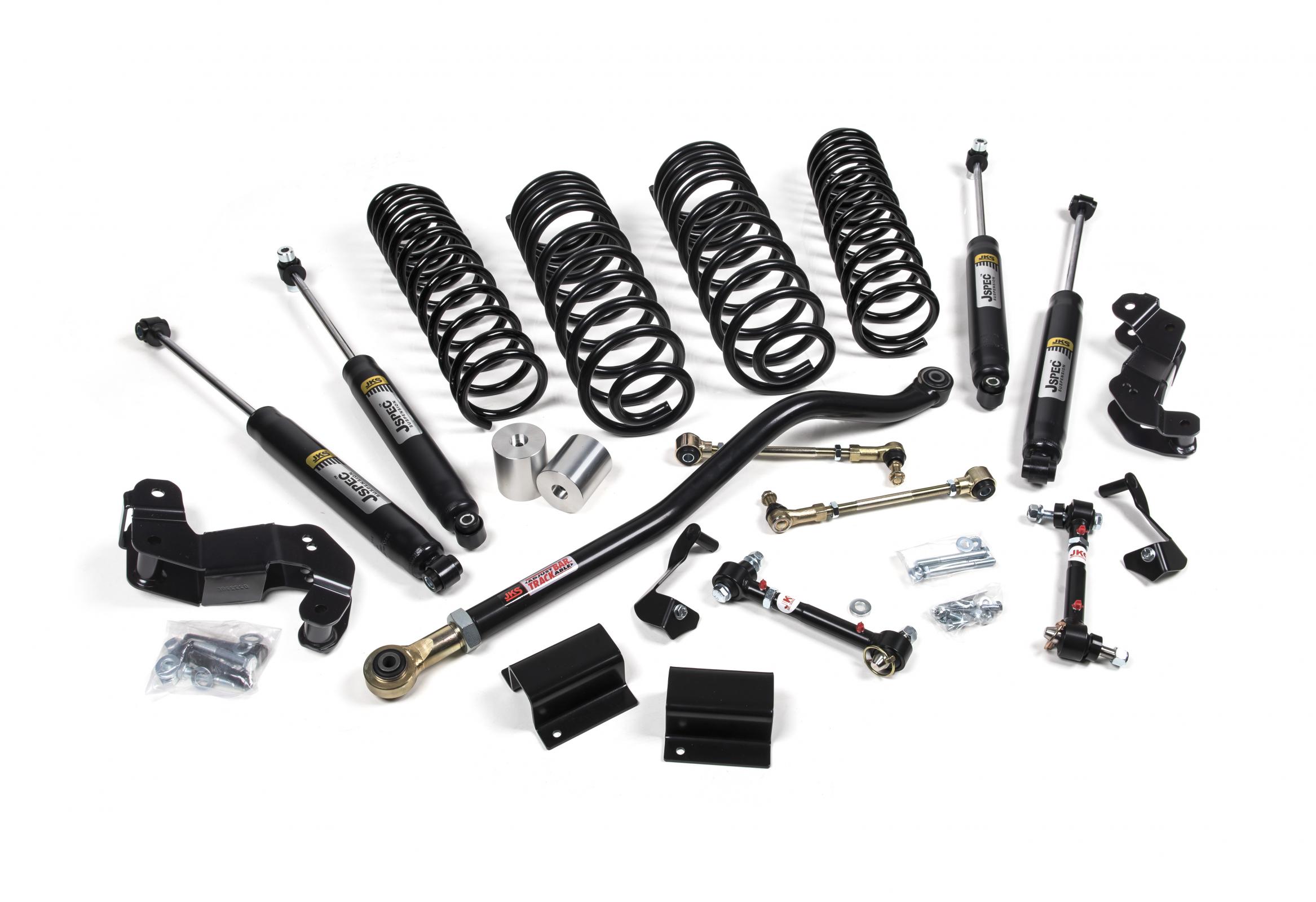 JKS JSPEC176K - 2020-2023 Jeep Gladiator JT 4WD 3-3.5 Inch J-Kontrol Suspension Lift Kit 1.5-2 Inch Rear w/ J-Spec Shocks JSPEC JKS JSPEC176K - 2020-2023 Jeep Gladiator JT 4WD 3-3.5 Inch J-Kontrol Suspension Lift Kit 1.5-2 Inch Rear w/ J-Spec Shocks JSPEC