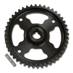 K.S.E. Racing KSD1062 - Power Steering Pump Pulley - HTD - 44 Tooth - 1 in Wide - 8 mm Pitch - 5/8 in Shaft - 3/16 in Keyway - Aluminum - Black Anodized - Each K.S.E. Racing KSD1062 - Power Steering Pump Pulley - HTD - 44 Tooth - 1 in Wide - 8 mm Pitch - 5/8 in Shaft - 3/16 in Keyway - Aluminum - Black Anodized - Each