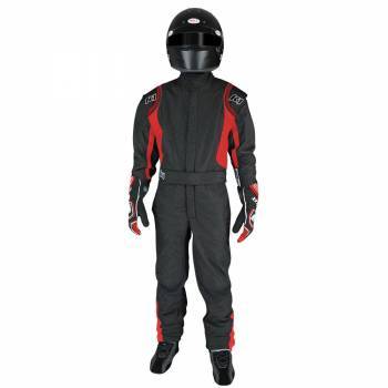 K1 Racegear 20-PRY-NR-6XS - Suit Precision II 6X- Small Black/Red