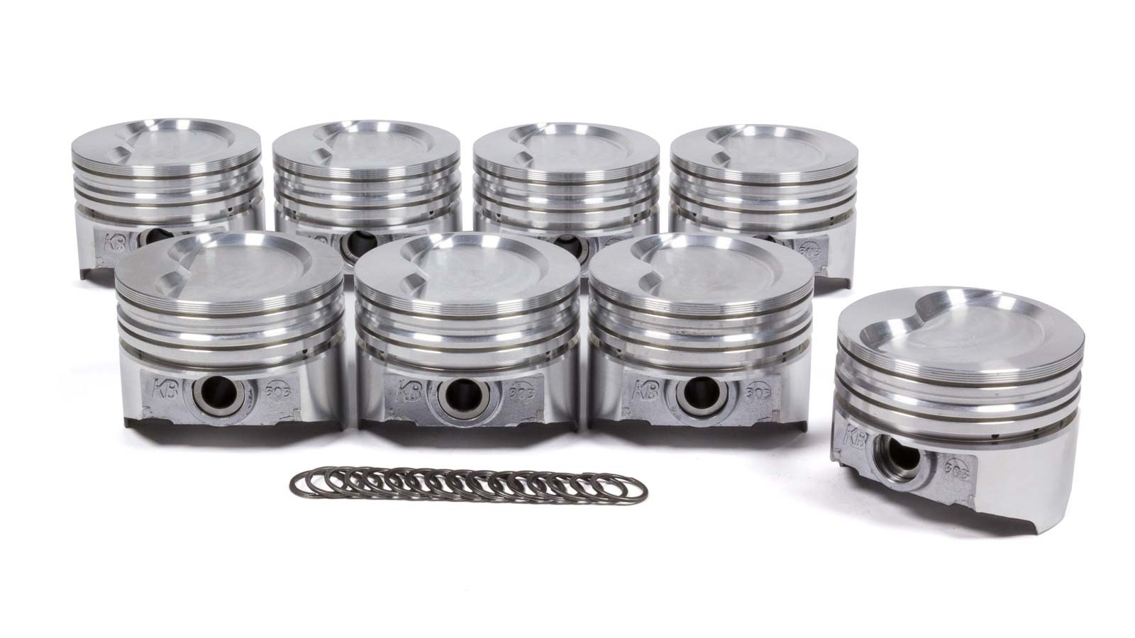 KB Pistons KB303.030 - SBF 351W D-Cup 2V Piston Set 4.030 Bore -19.5cc KB Pistons KB303.030 - SBF 351W D-Cup 2V Piston Set 4.030 Bore -19.5cc