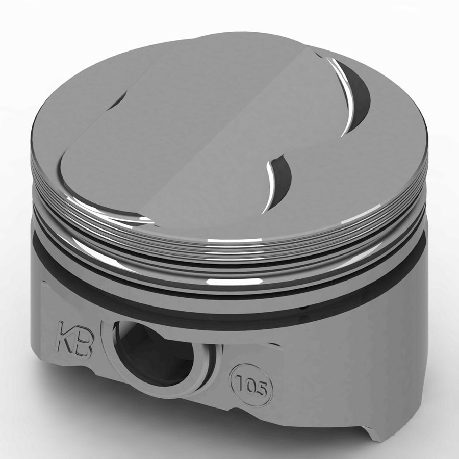 KB Pistons KB105.030 - SBC Domed Piston Set 4.030 Bore +0.5cc