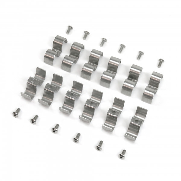 Keep It Clean KICLC2375 - 3/8 Stainless Double Line Clamps Keep It Clean KICLC2375 - 3/8 Stainless Double Line Clamps