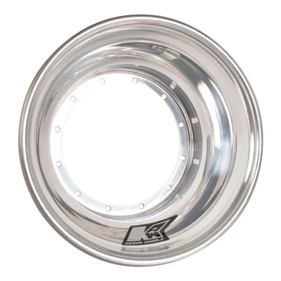 Keizer Aluminum Wheels 103BC - Wheel Half 12-Blt 10in x 3in Polished Brake Bell Keizer Aluminum Wheels 103BC - Wheel Half 12-Blt 10in x 3in Polished Brake Bell
