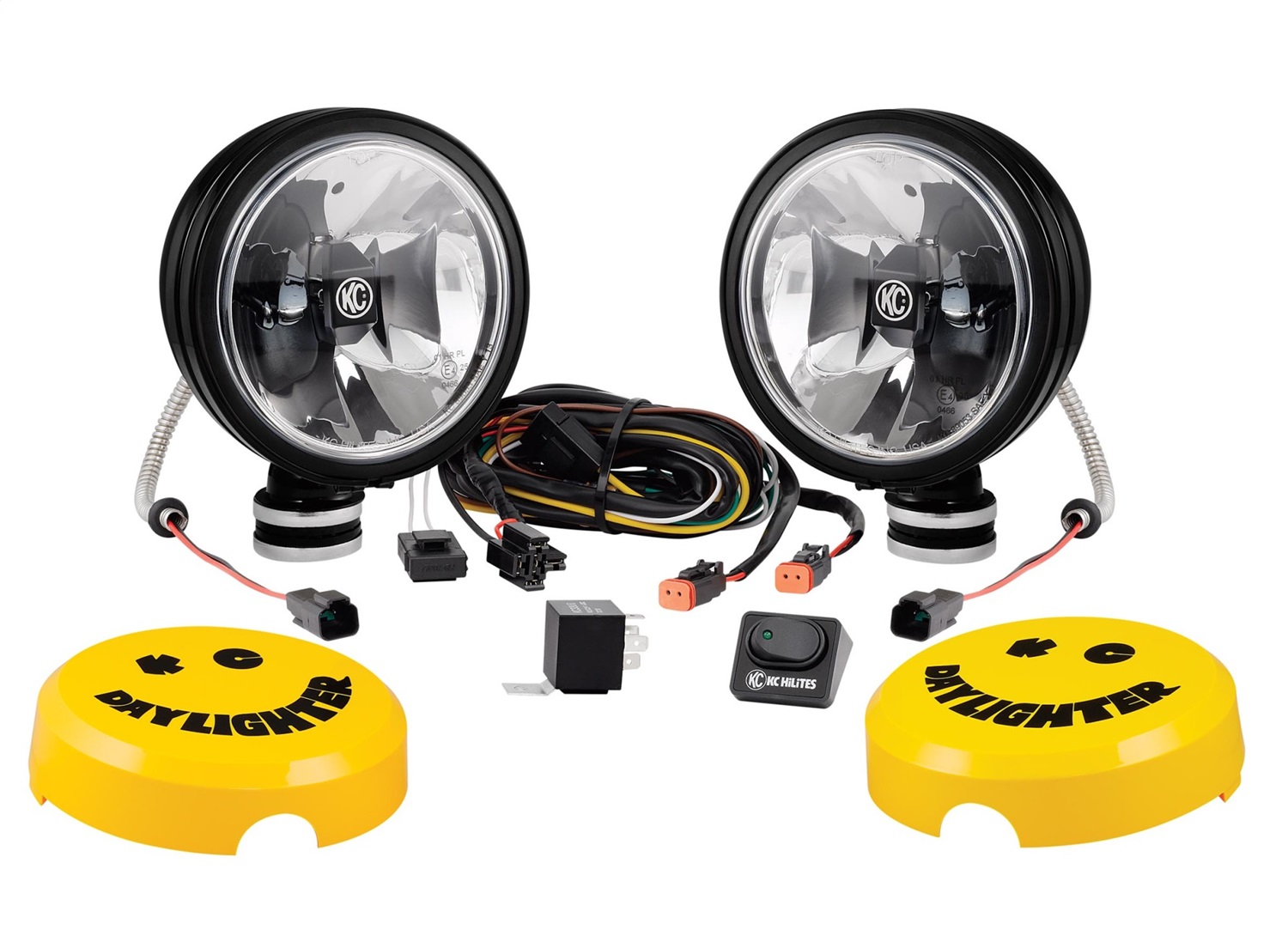 KC HiLiTES 653 - Daylighter Gravity G6 LED 20w SAE/ECE Driving Beam (Pair Pack System) - Black SS