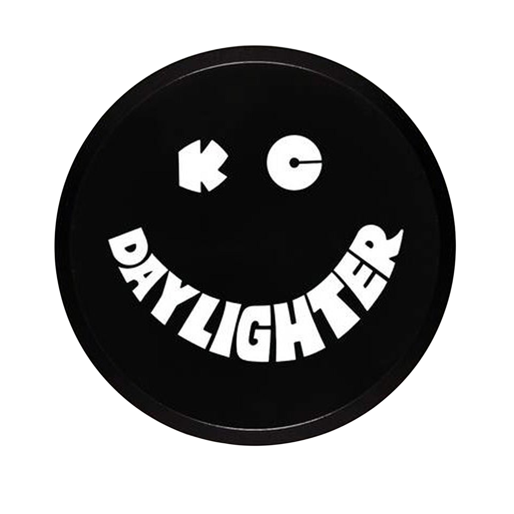 KC HiLiTES 5200 - 6in. Round Hard Cover for Daylighter/SlimLite/Pro-Sport (Single) - Black w/White Smile