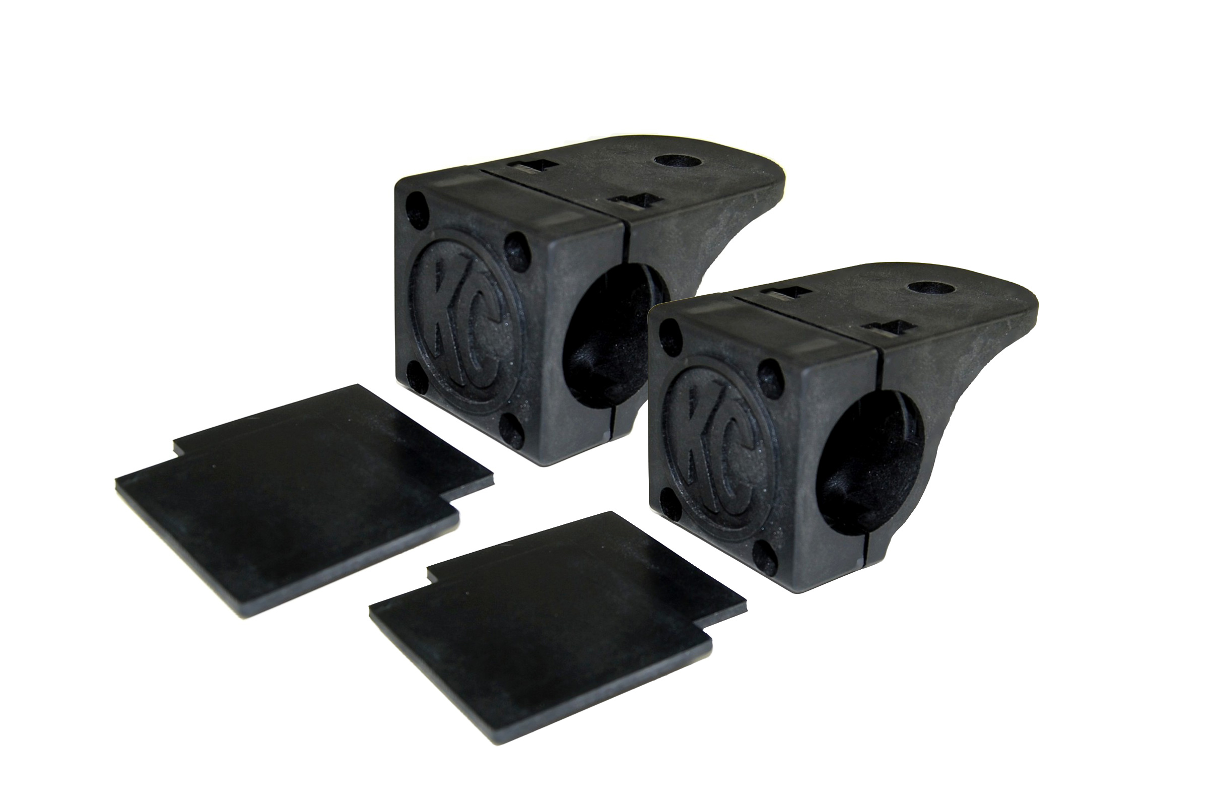 KC HiLiTES 73011 - Universal Tube Clamp Light Mount Bracket Set / 1.25in. to 1.5in. Bar (Pair)