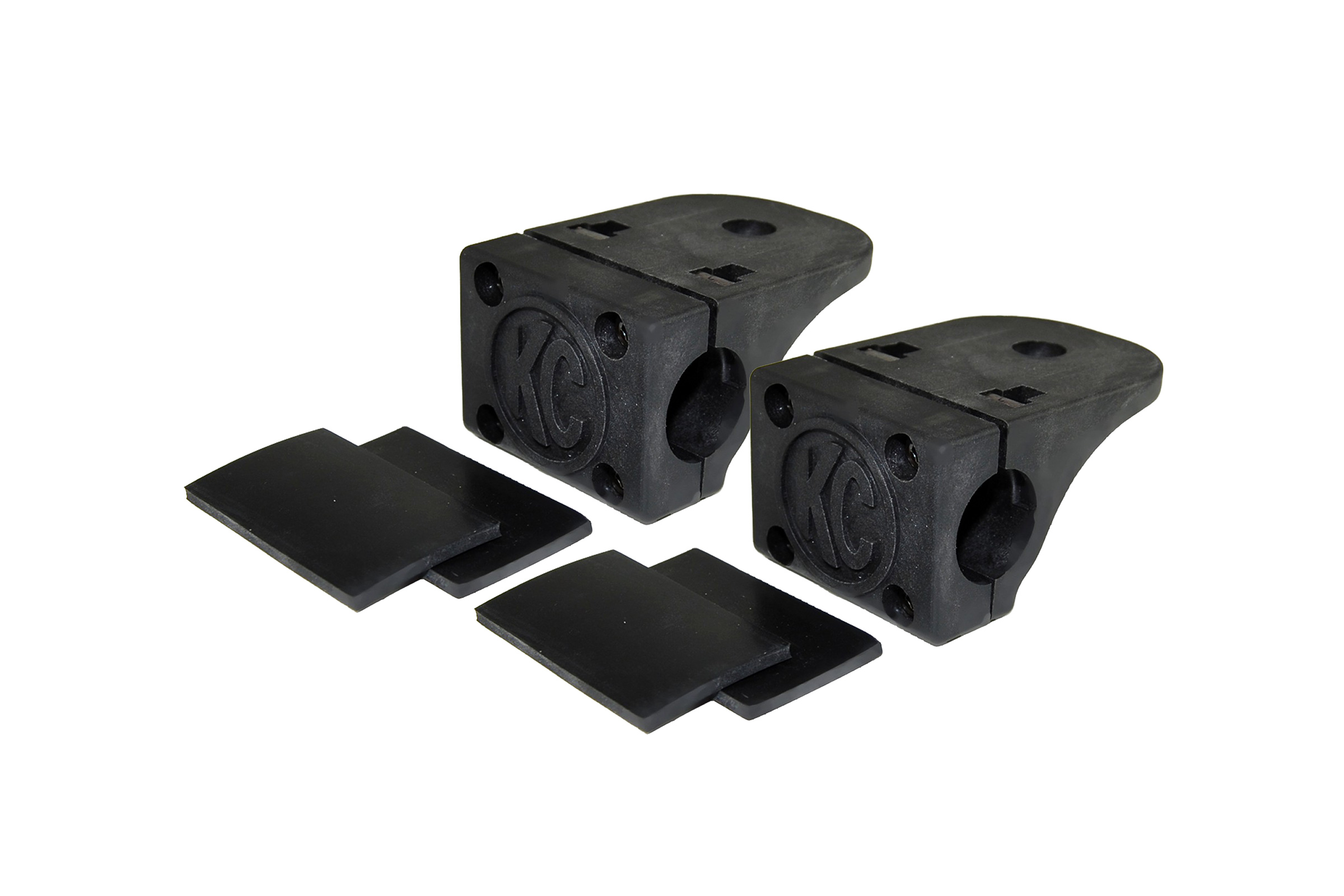 KC HiLiTES 73001 - Universal Tube Clamp Light Mount Bracket Set / 0.75in. to 1in. Bar (Pair)