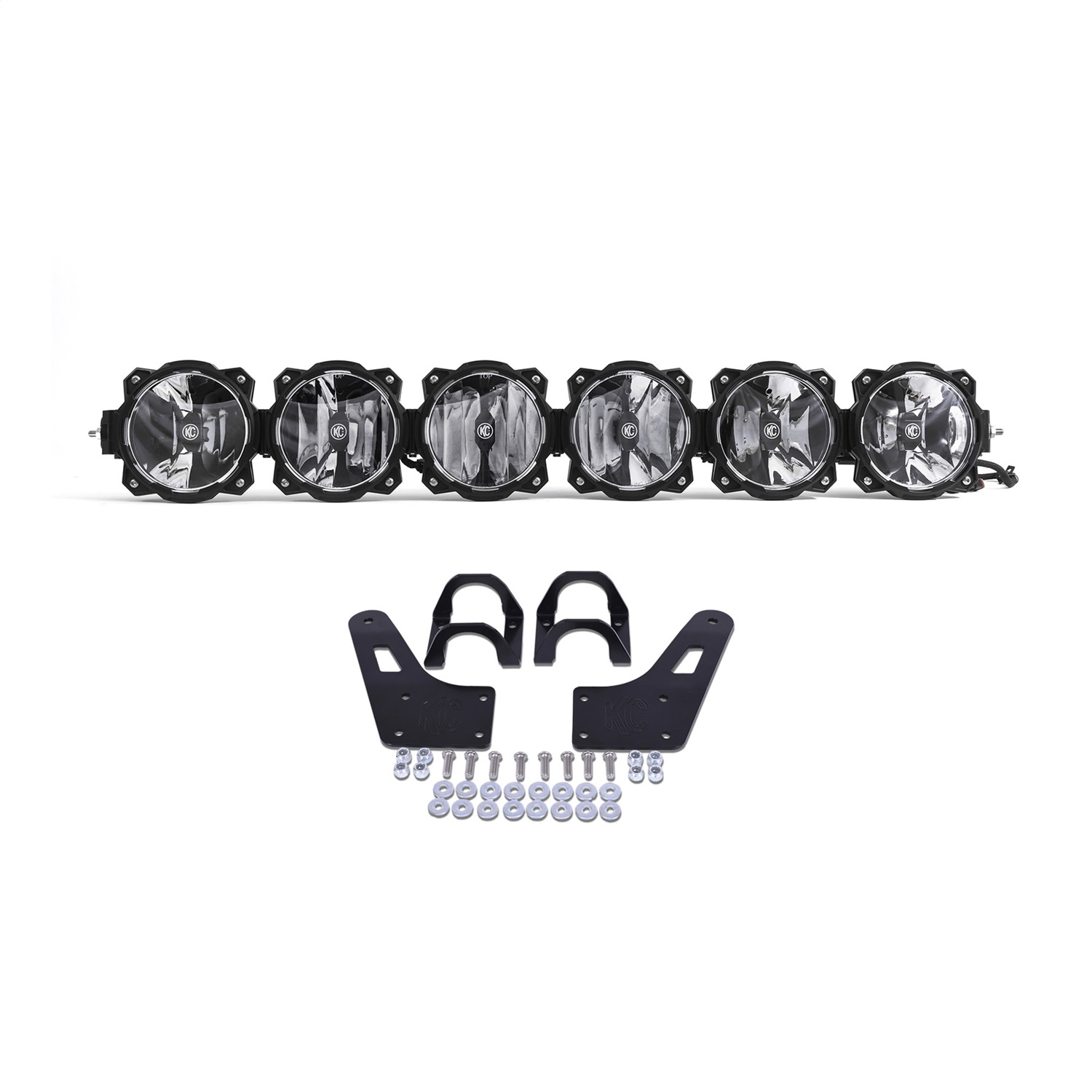 KC HiLiTES 91310 - Yamaha YXZ1000R 39in. Pro6 Gravity LED 6-Light 120w Combo Beam Overhead Light Bar System