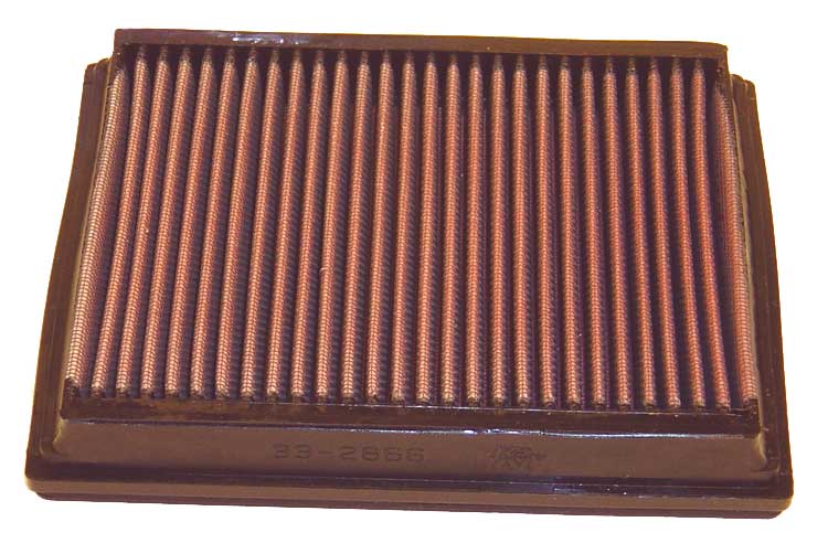 K&N 33-2866 - Replacement Air Filter AUDI RS6, 4.2L-V8 (TWIN TURBO); 2002-2003 (2 FILTERS REQUIRED)