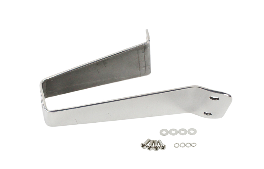 Kentrol 30460 - Jeep CJ/YJ Tailgate Tire Stop 76-95 CJ and Wrangler YJ Polished Silver