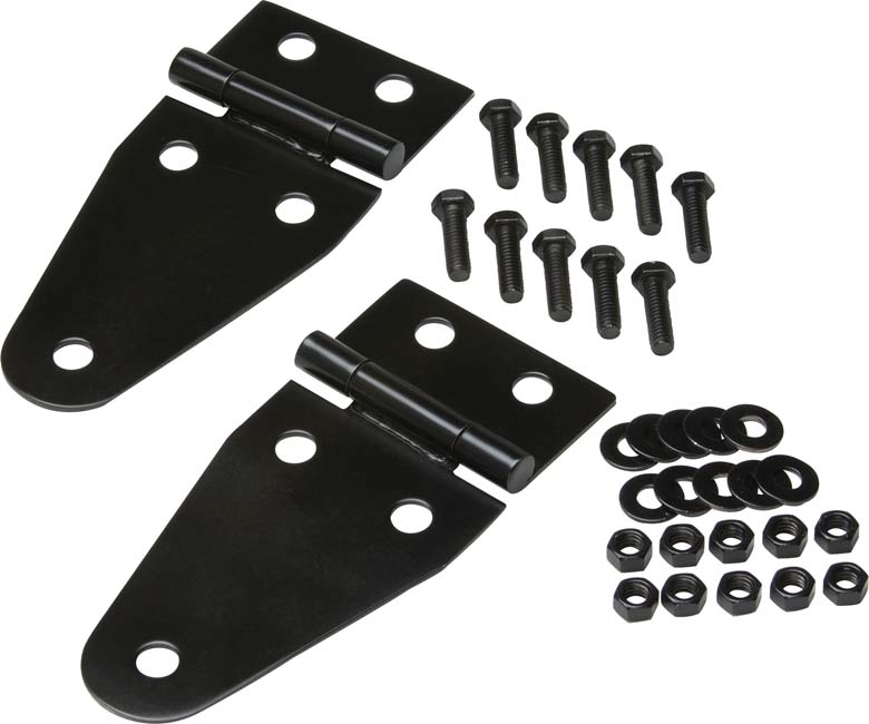 Kentrol 50402 - Jeep CJ/YJ Hood Hinge Pair 55-95 CJ and Wrangler YJ Powdercoat Black Kentrol 50402 - Jeep CJ/YJ Hood Hinge Pair 55-95 CJ and Wrangler YJ Powdercoat Black
