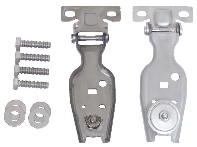 Kentrol 30016 - Jeep JK Liftgate Hinge Pair 07-18 Wrangler JK Bare Grey