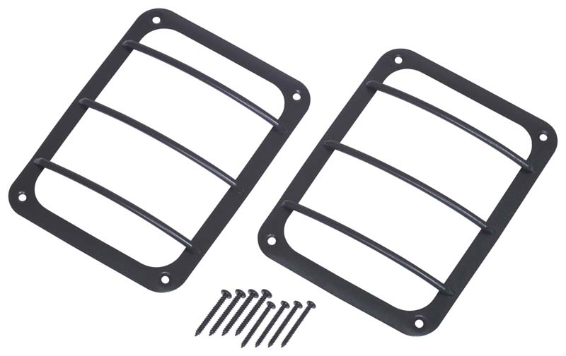 Kentrol 80582 - Jeep JK Taillight Guard Pair 07-18 Wrangler JK Textured Black
