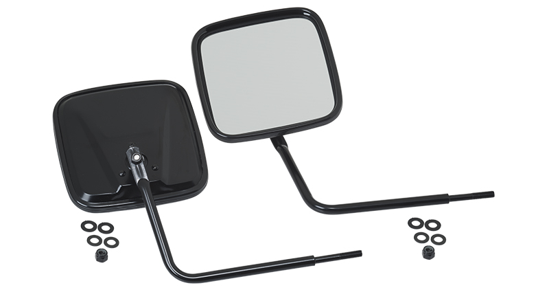 Kentrol 50443 - JEEP CJ/YJ/TJ/JK Outback Mirrors Pair 76-18 CJ and Wrangler YJ/TJ/JK Powdercoat Black Kentrol 50443 - JEEP CJ/YJ/TJ/JK Outback Mirrors Pair 76-18 CJ and Wrangler YJ/TJ/JK Powdercoat Black
