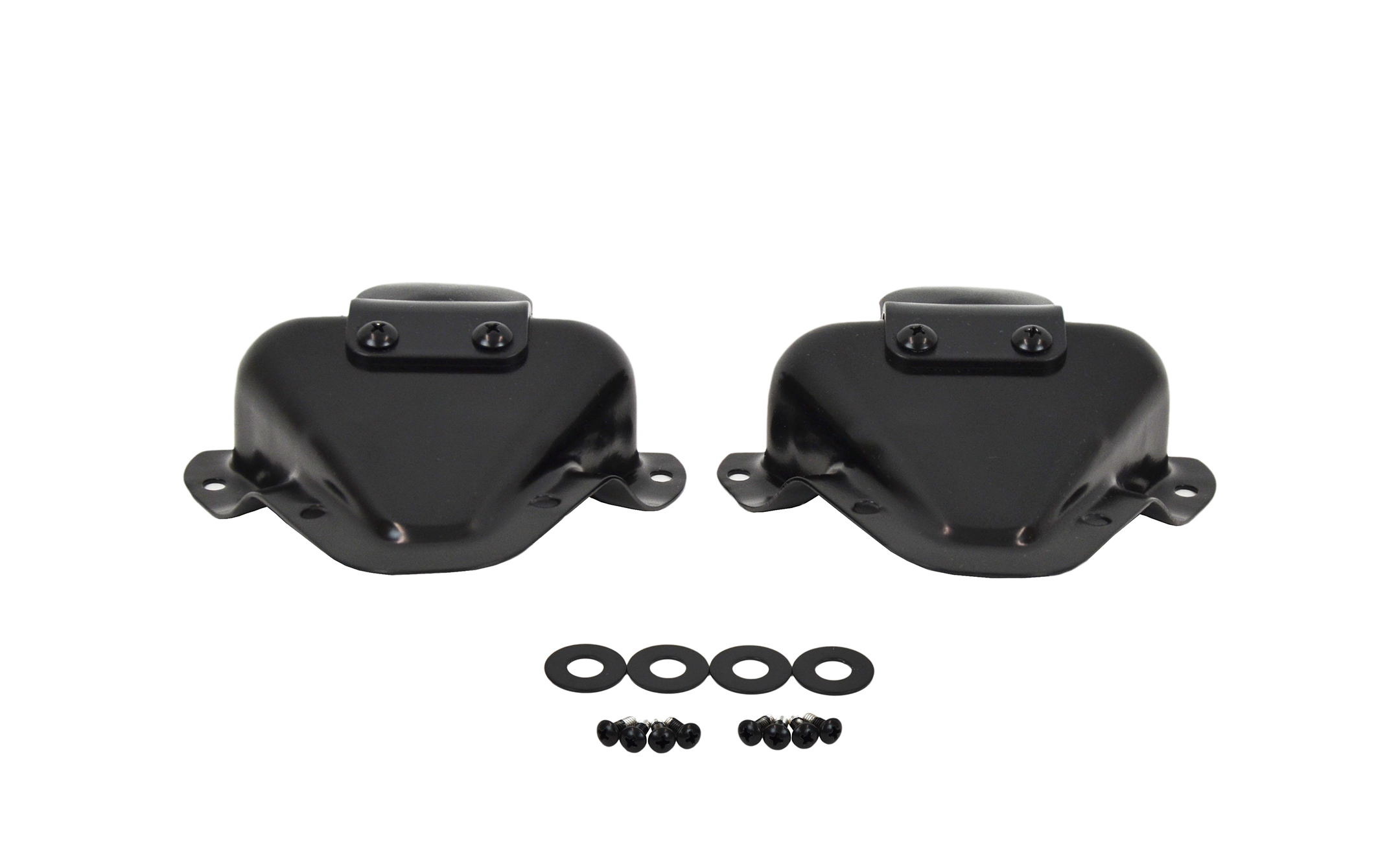 Kentrol 50513 - Jeep CJ/YJ Interior Door Latch Brackets Pair 81-95 CJ and Wrangler YJ Powdercoat Black Kentrol 50513 - Jeep CJ/YJ Interior Door Latch Brackets Pair 81-95 CJ and Wrangler YJ Powdercoat Black