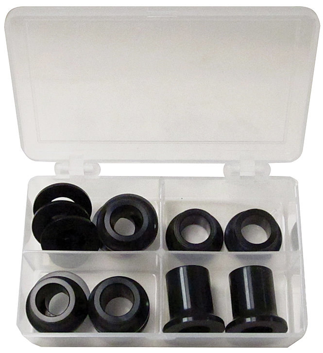 King Racing Products 2854 - Billet Aluminum 1/2in Spacer Kit Black