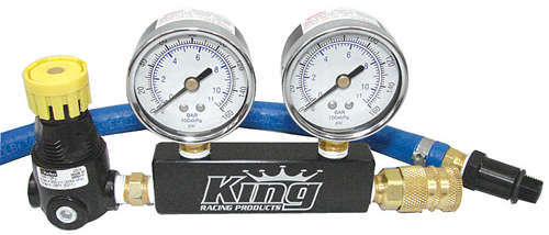King Racing Products 1915 - Leak Down Tester Dual Gauge