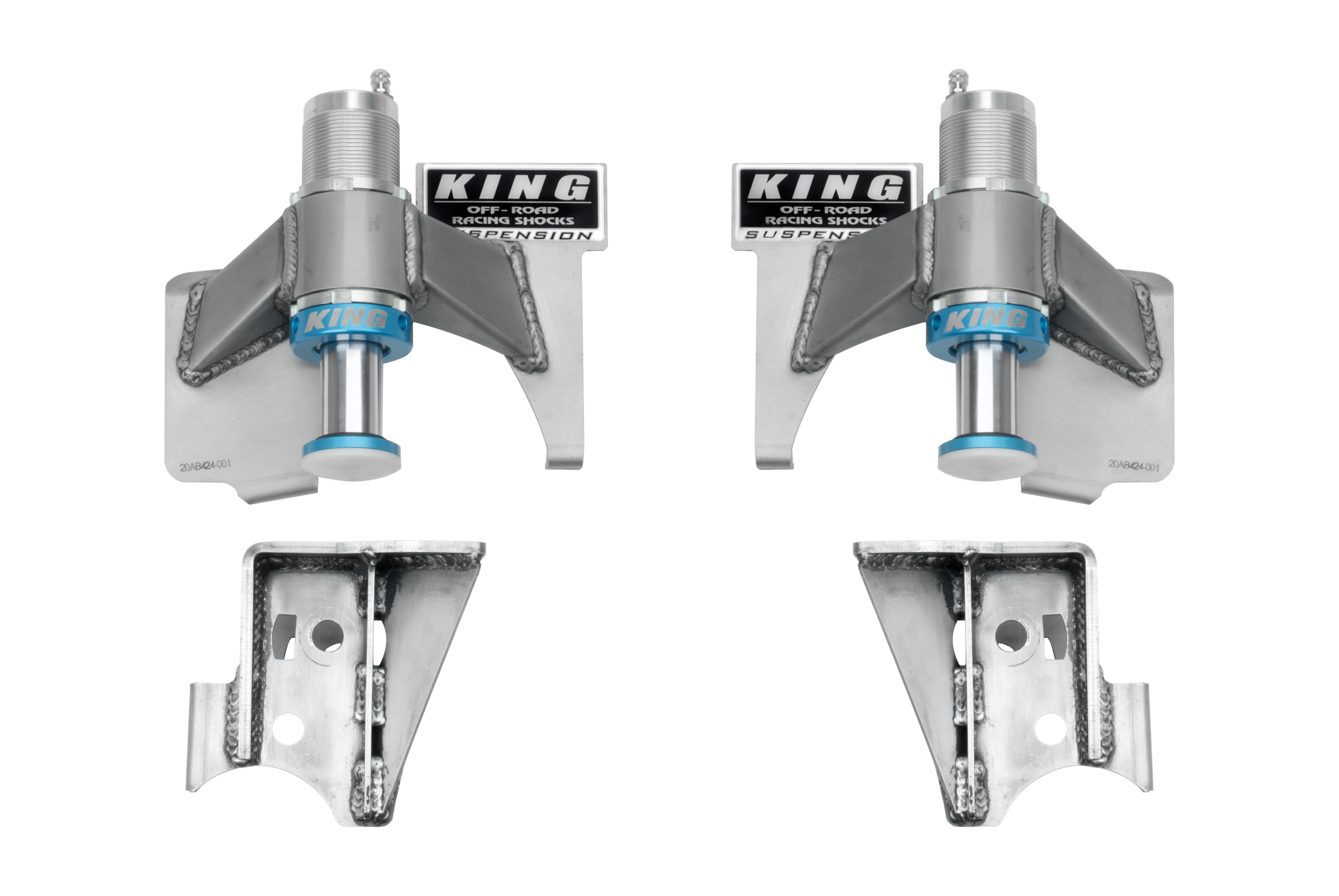 King Shocks 20001-151 - 07-18 Jeep Wrangler JK Rear 2.0 Dia Bump Stops (Pair)