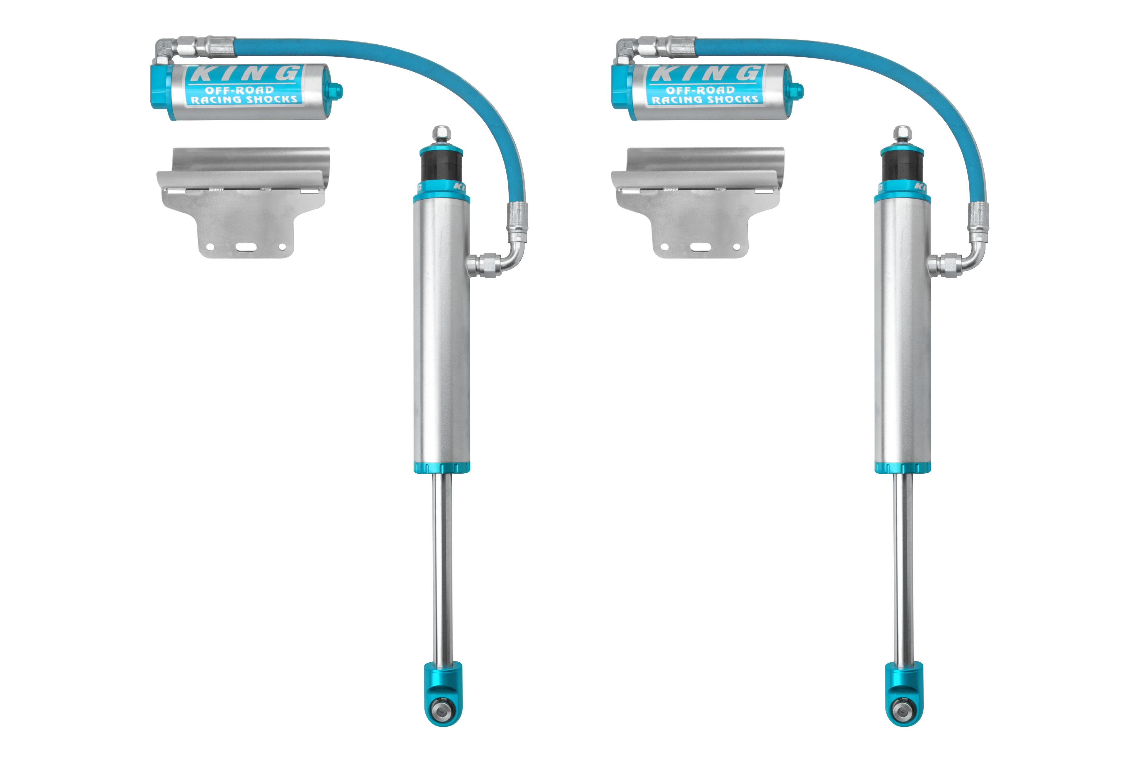 King Shocks 25001-121 - 2005+ Toyota Tacoma (6 Lug) Rear 2.5 Dia Remote Reservoir Shock (Pair)