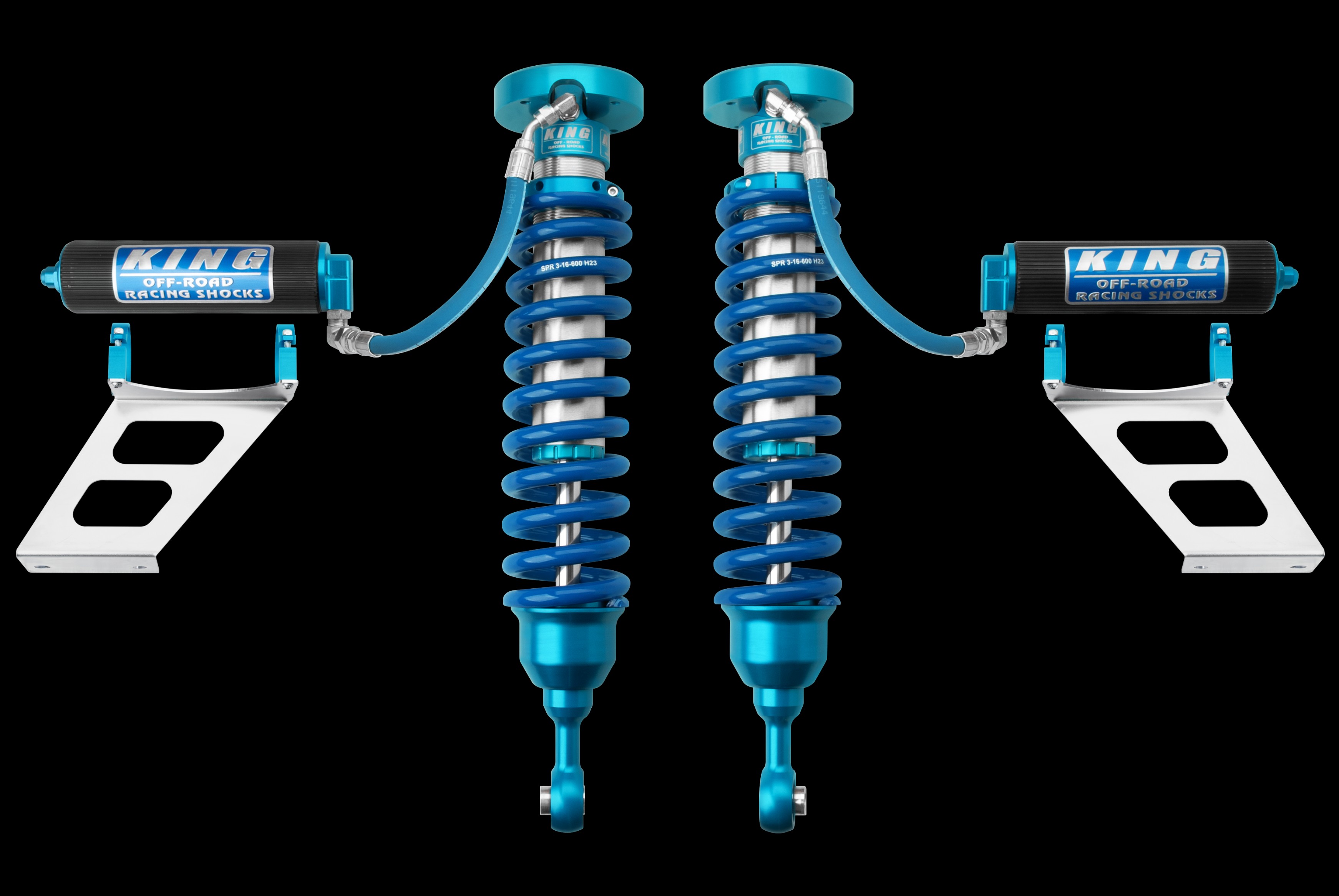 King Shocks 25001-143 - 2007+ Toyota Tundra 2.5 Dia Front Coilover w/Remote Reservoir (Pair)