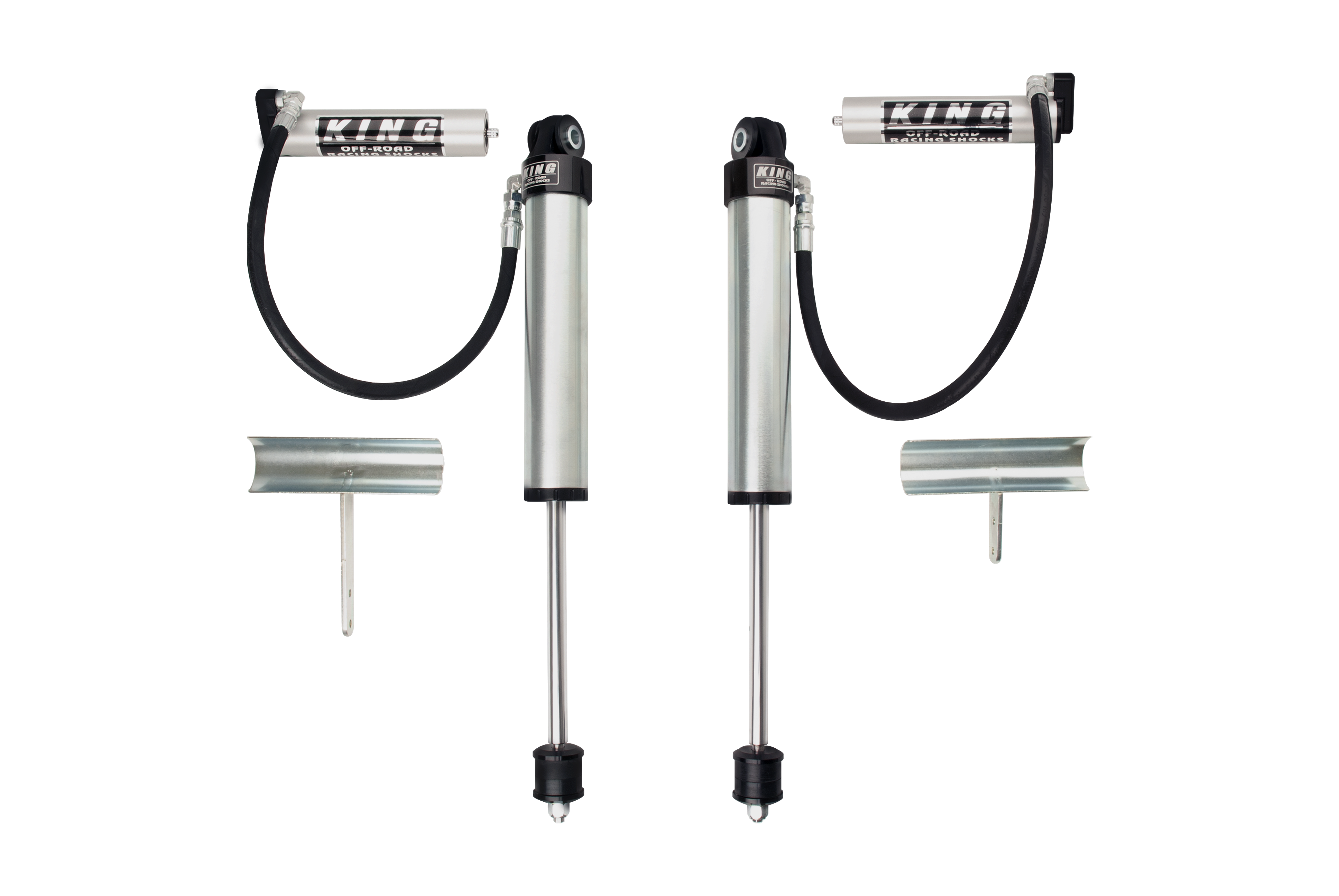King Shocks 25001-300 - 90-12 Mercedes-Benz G-Class Front 2.5 Dia Remote Reservoir Shock (Pair)