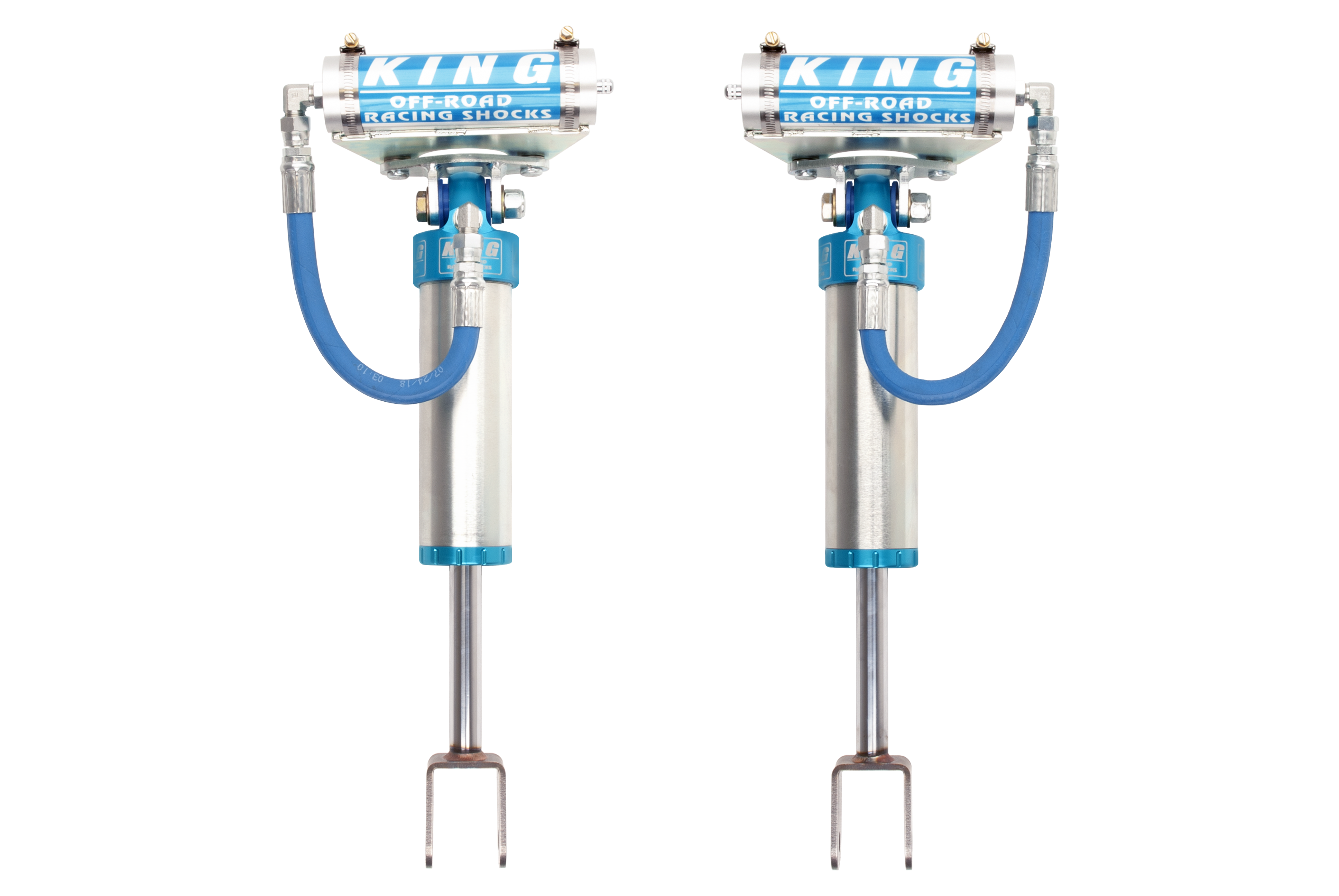 King Shocks 25001-302 - 2011+ Chevrolet Silverado 2500/3500 Front 2.5 Dia Remote Reservoir Shock (Pair)