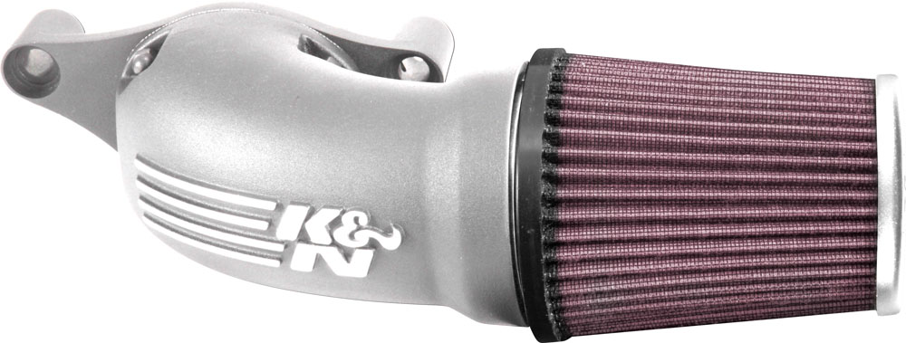 K&N 57-1139S - 17-18 Harley Davidson Touring Models Performance Air Intake System Silver