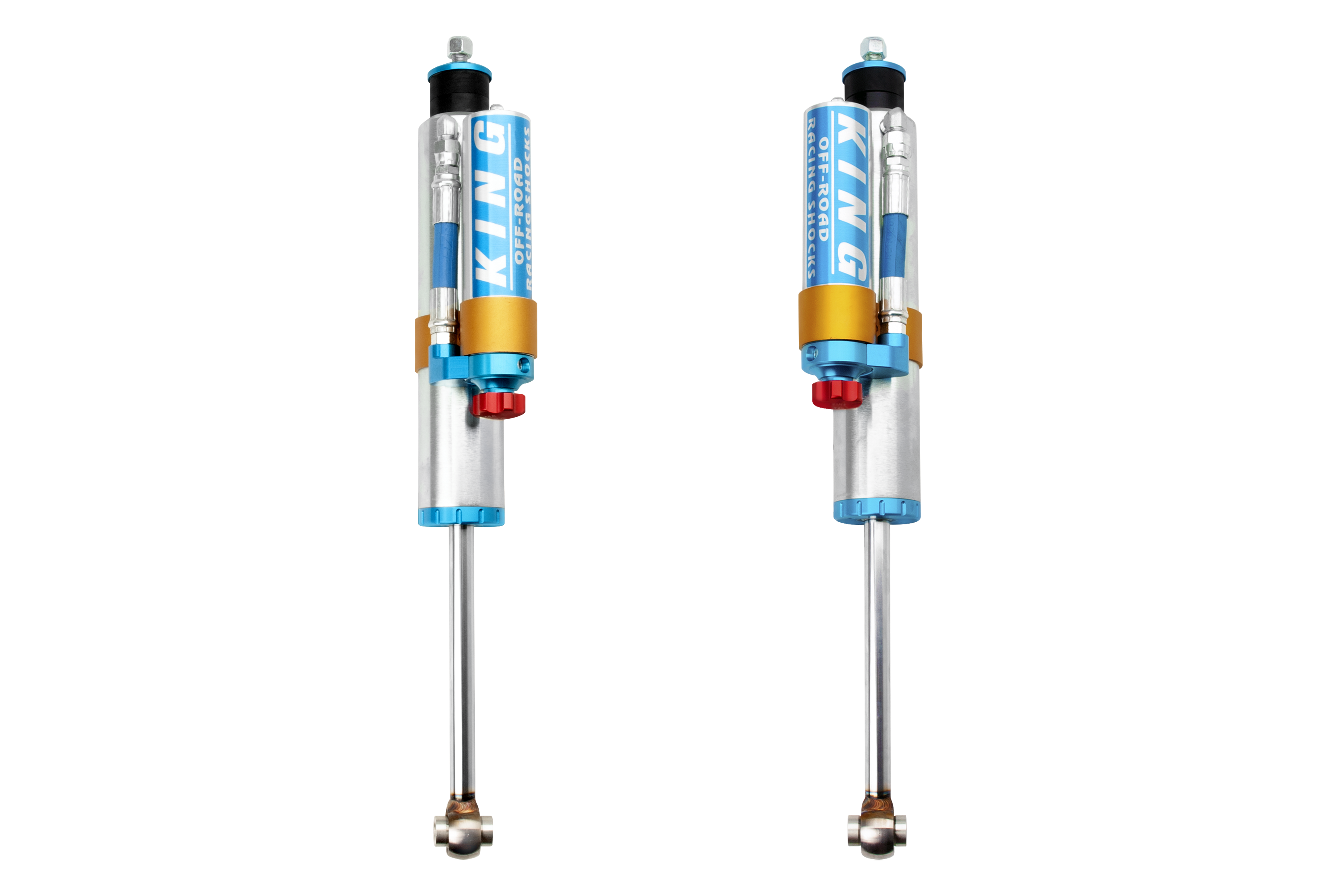 King Shocks 25001-372A - 2005+ Ford F-250 4WD Front 2.5 Dia Remote Reservoir Shock w/Adj for 1-2.5in Lift (Pair) King Shocks 25001-372A - 2005+ Ford F-250 4WD Front 2.5 Dia Remote Reservoir Shock w/Adj for 1-2.5in Lift (Pair)