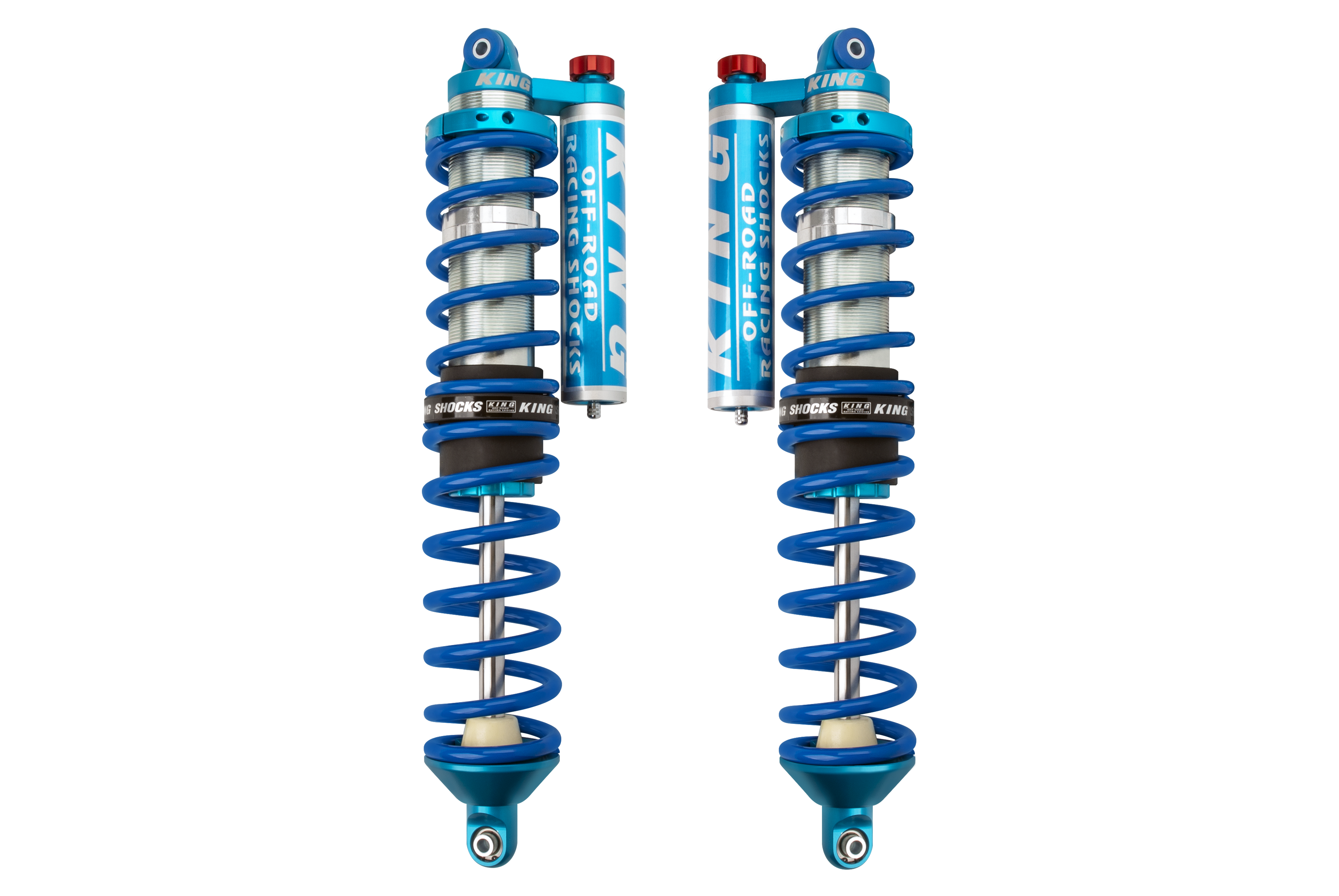 King Shocks 25001-339A - Polaris RZR S 900 Front 2.5 Piggyback Coilover w/ Adjuster