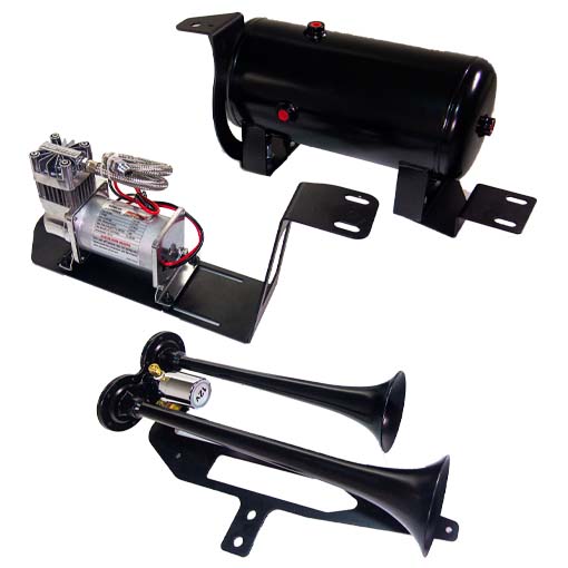 Kleinn Air Horns RNGR-102-1 - Kleinn 19-23 Ford Ranger Onboard Air System w/ Model 102-1 Horns