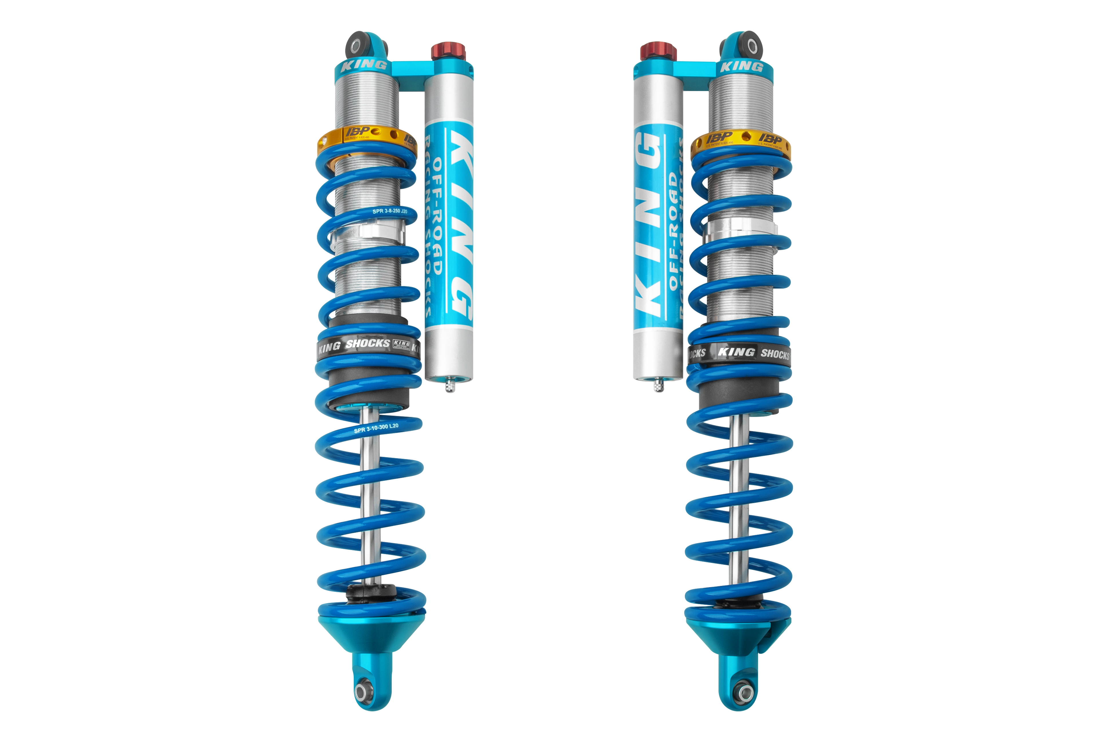 King Shocks 25700-323A - 14+ Polaris RZR-XP1000/Turbo Front 2.5 Internal Bypass Remote Coilover w/ Adjuster